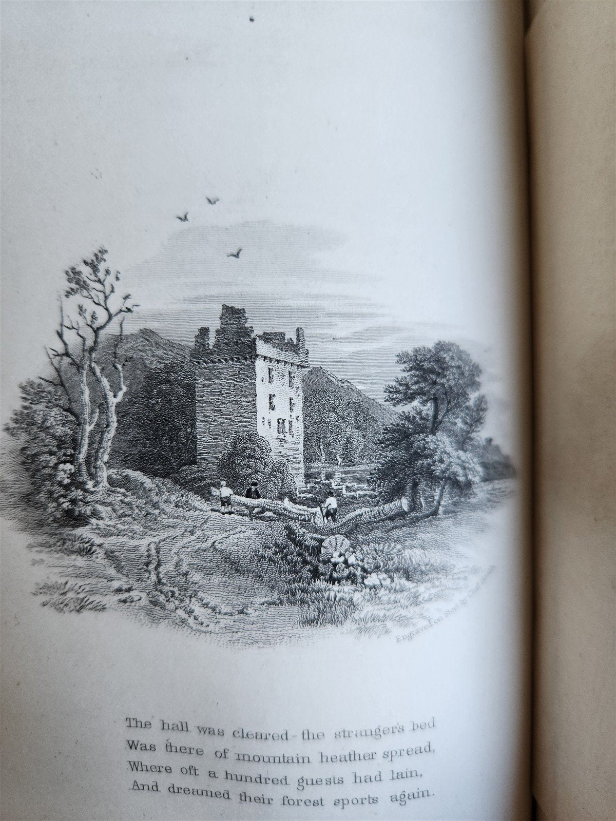 1852 POETICAL WORKS of SIR WALTER SCOTT antique ILLUSTRATED Civil War era