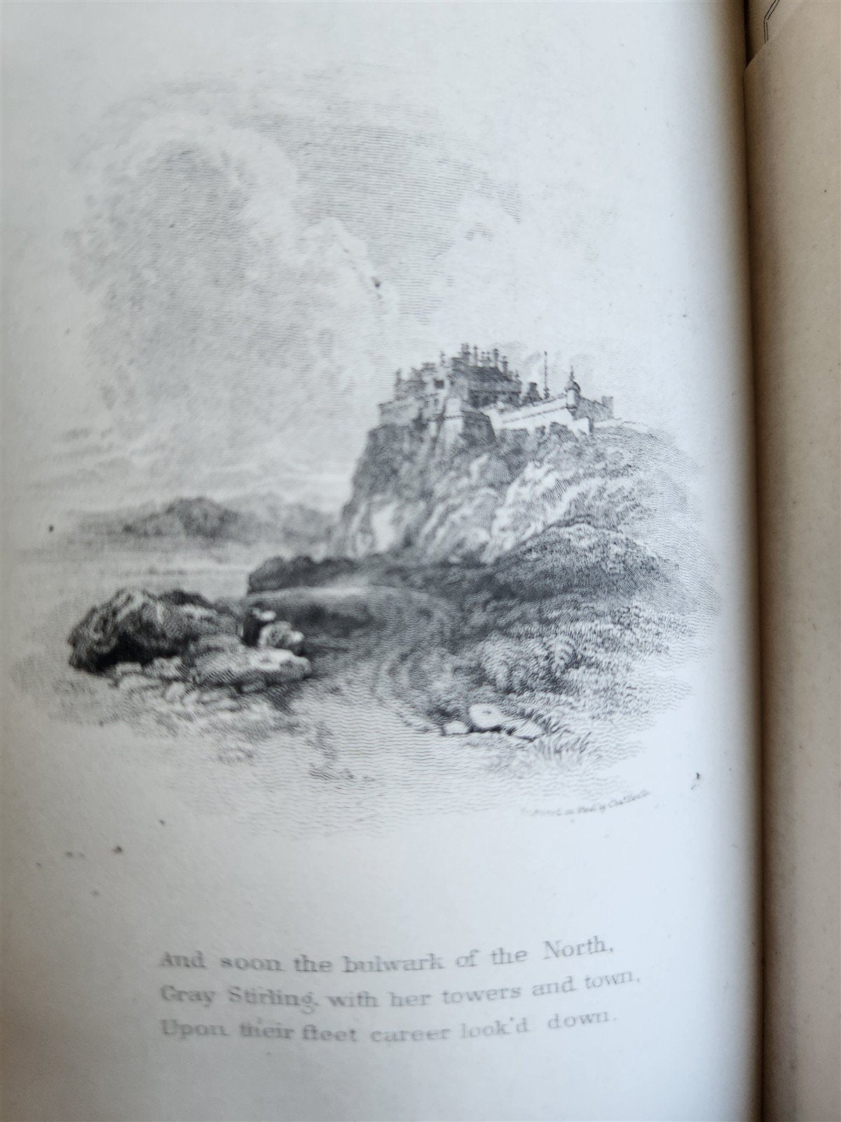 1852 POETICAL WORKS of SIR WALTER SCOTT antique ILLUSTRATED Civil War era
