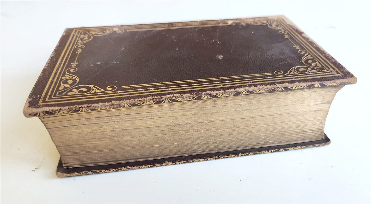 1852 POETICAL WORKS of SIR WALTER SCOTT antique ILLUSTRATED Civil War era