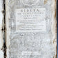 1599 BIBLE in LATIN ILLUSTRATED vellum ANTIQUE Cornelius Vanderbilt provenance
