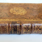 1754 BOOK SHAPE HIDDEN SAFE antique FRENCH LEATHER BOUND VOLUME