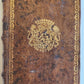 1754 BOOK SHAPE HIDDEN SAFE antique FRENCH LEATHER BOUND VOLUME