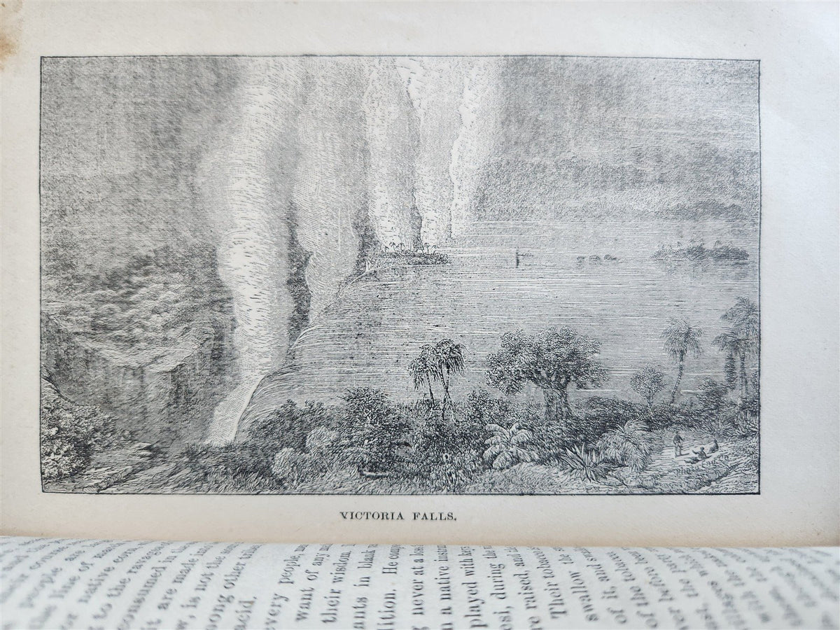 1872 LIVINGSTONE'S AFRICA Herald-Stanley Expedition ILLUSTRATED antique
