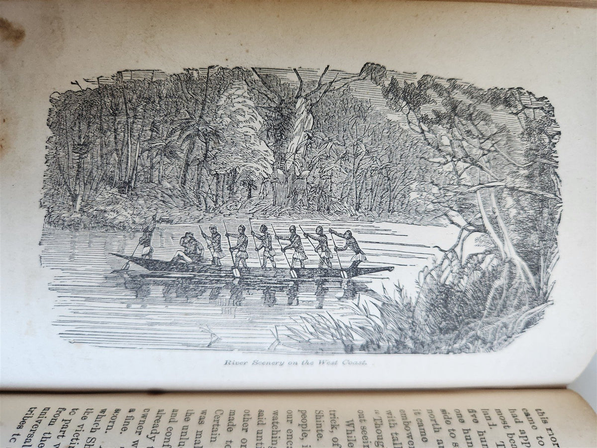 1872 LIVINGSTONE'S AFRICA Herald-Stanley Expedition ILLUSTRATED antique