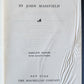 1935 POEMS by JOHN MANSFIELD antique DECORATIVE BINDING