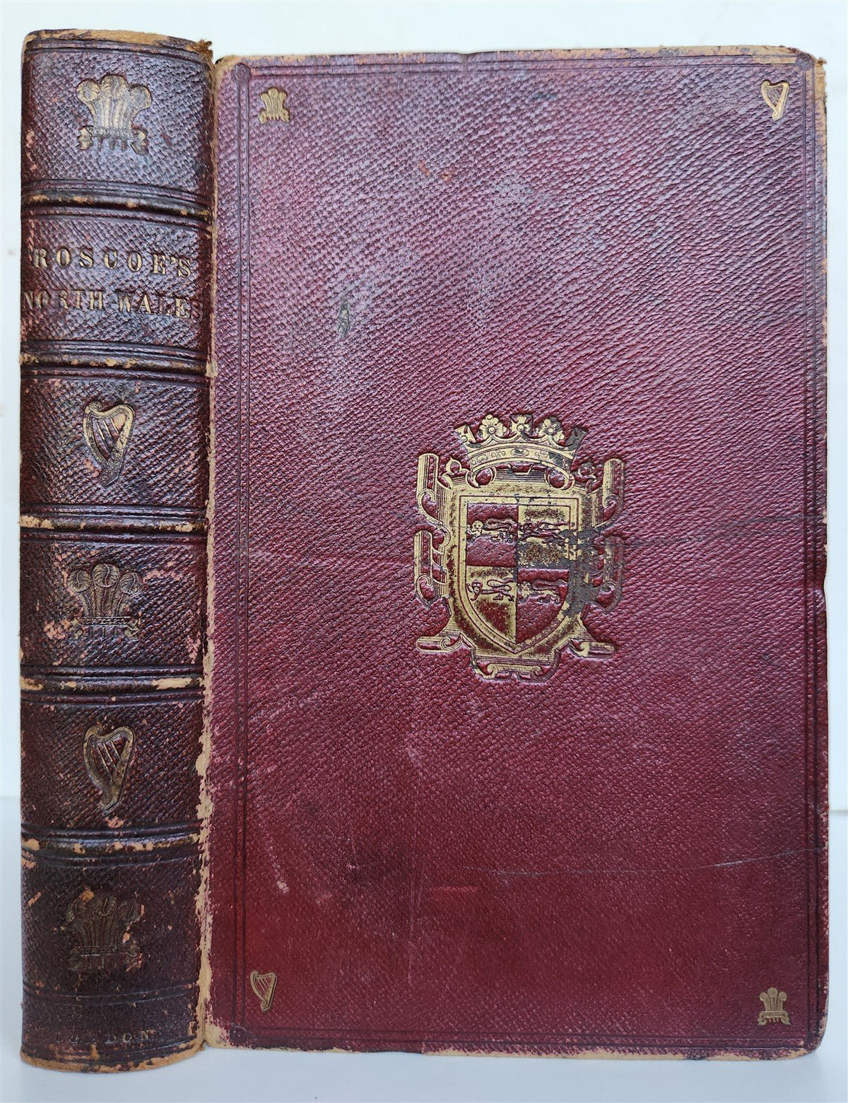 1860s WANDERINGS & EXCURSIONS in NORTH WALES by T. ROSCOE antique ILLUSTRATED