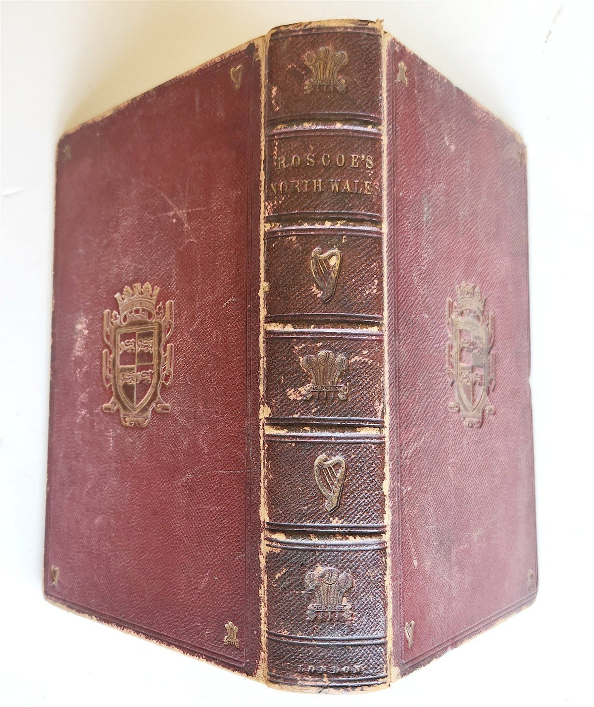1860s WANDERINGS & EXCURSIONS in NORTH WALES by T. ROSCOE antique ILLUSTRATED