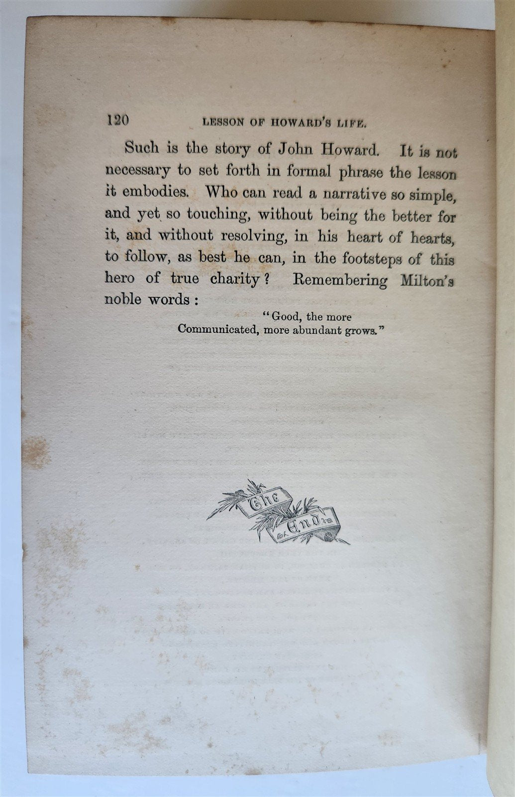 1893 STORY of JOHN HOWARD THE PRISON REFORMER antique