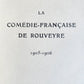 1906 FRENCH CARICATURE ALBUM antique LA DESSINS COMEDIE-FRANCAISE de ROUVEYRE