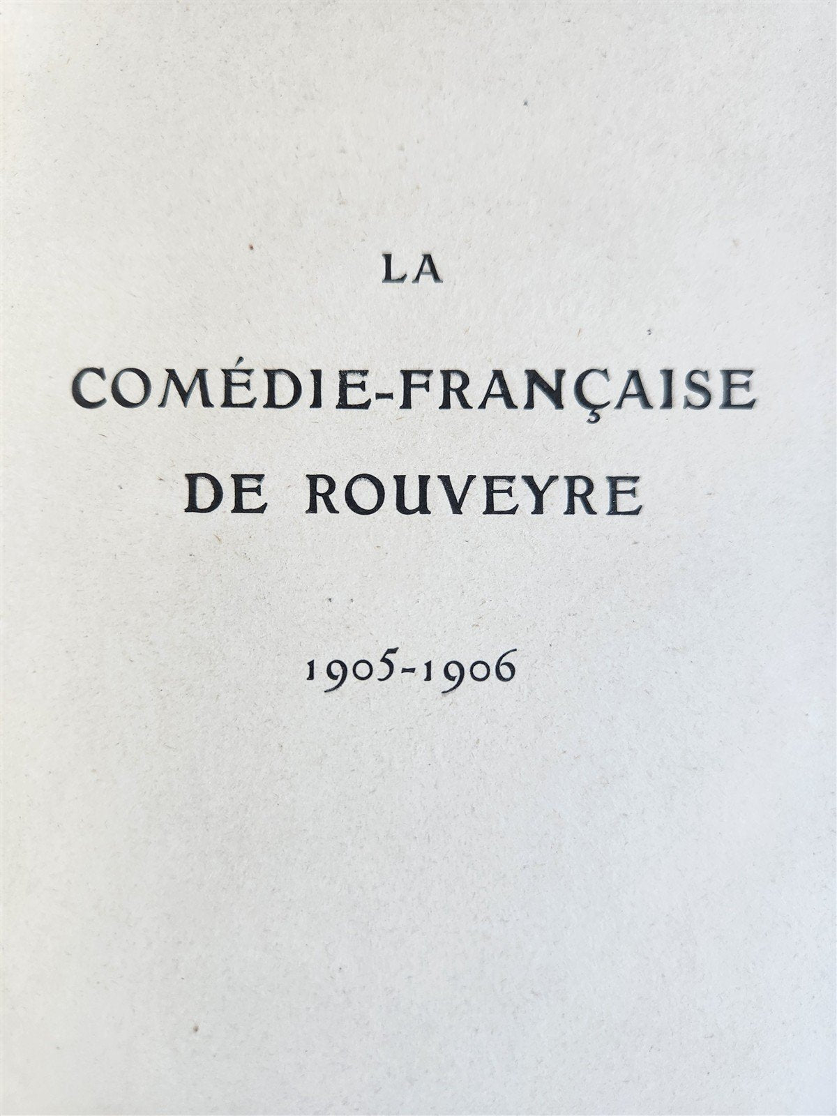 1906 FRENCH CARICATURE ALBUM antique LA DESSINS COMEDIE-FRANCAISE de ROUVEYRE