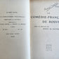 1906 FRENCH CARICATURE ALBUM antique LA DESSINS COMEDIE-FRANCAISE de ROUVEYRE