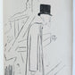 1906 FRENCH CARICATURE ALBUM antique LA DESSINS COMEDIE-FRANCAISE de ROUVEYRE