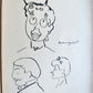 1906 FRENCH CARICATURE ALBUM antique LA DESSINS COMEDIE-FRANCAISE de ROUVEYRE