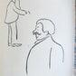 1906 FRENCH CARICATURE ALBUM antique LA DESSINS COMEDIE-FRANCAISE de ROUVEYRE