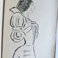 1906 FRENCH CARICATURE ALBUM antique LA DESSINS COMEDIE-FRANCAISE de ROUVEYRE
