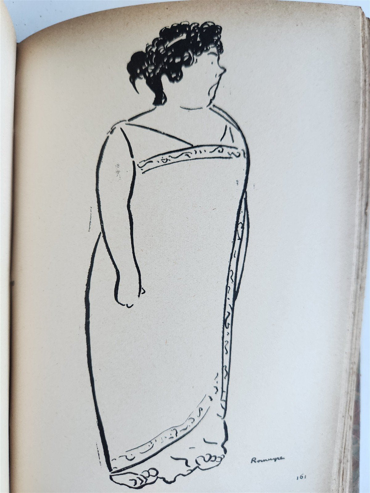 1906 FRENCH CARICATURE ALBUM antique LA DESSINS COMEDIE-FRANCAISE de ROUVEYRE