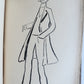 1906 FRENCH CARICATURE ALBUM antique LA DESSINS COMEDIE-FRANCAISE de ROUVEYRE