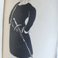 1906 FRENCH CARICATURE ALBUM antique LA DESSINS COMEDIE-FRANCAISE de ROUVEYRE