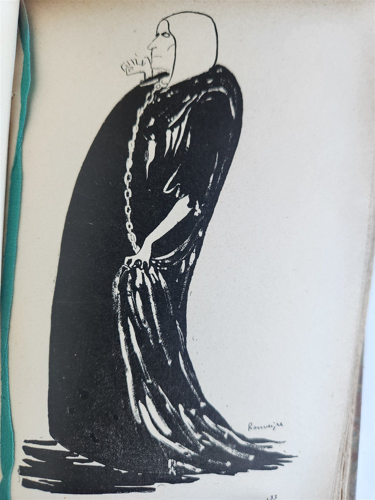 1906 FRENCH CARICATURE ALBUM antique LA DESSINS COMEDIE-FRANCAISE de ROUVEYRE