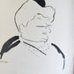 1906 FRENCH CARICATURE ALBUM antique LA DESSINS COMEDIE-FRANCAISE de ROUVEYRE