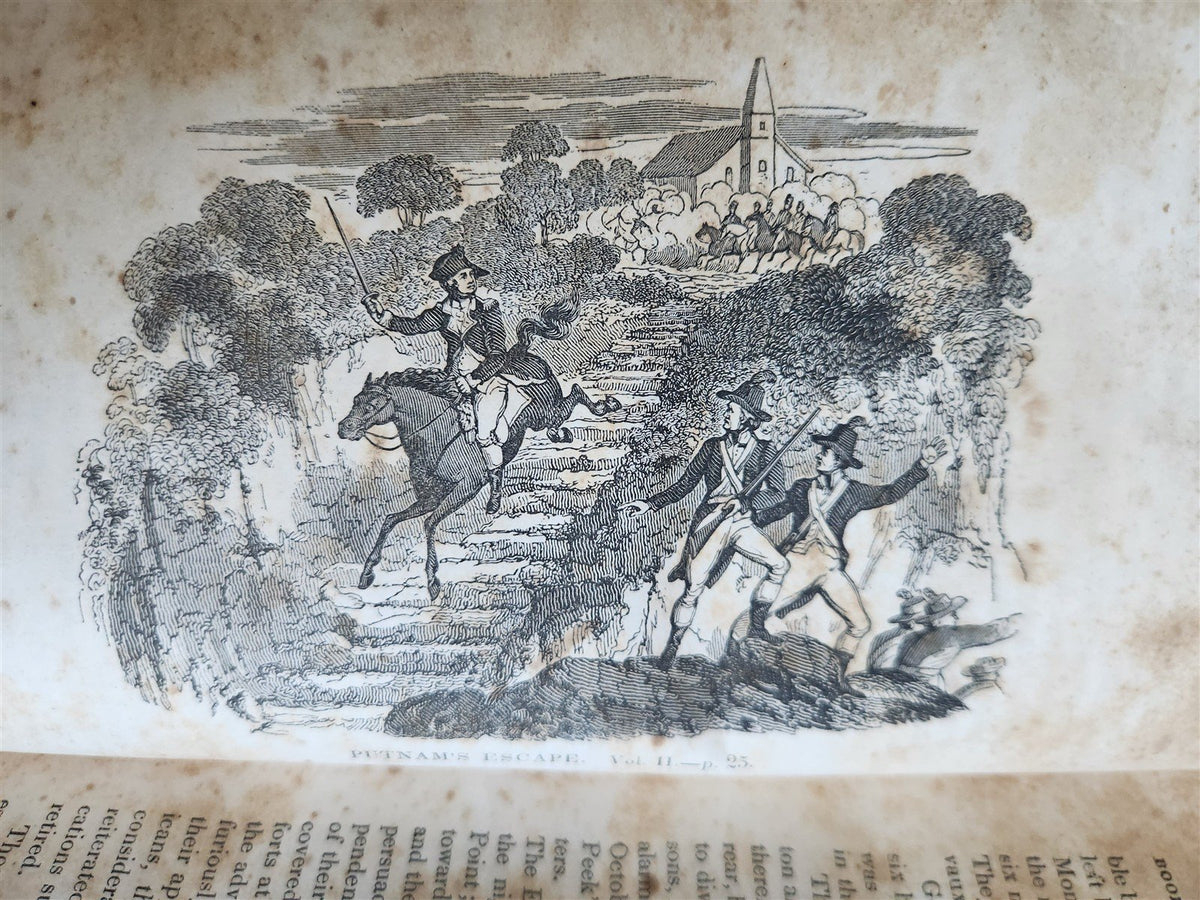 1834 HISTORY OF WAR of INDEPENDENCE of UNITED STATES of AMERICA antique 2 VOLS