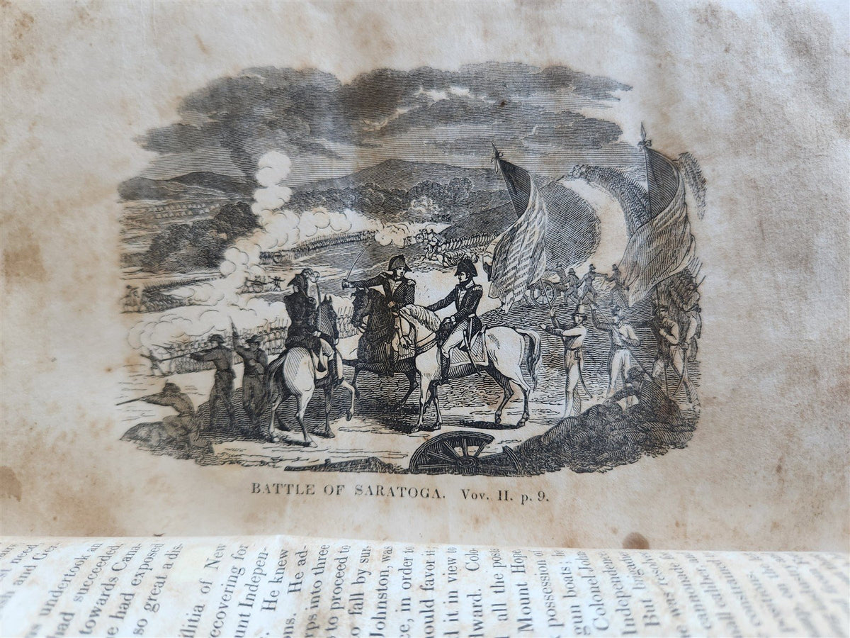 1834 HISTORY OF WAR of INDEPENDENCE of UNITED STATES of AMERICA antique 2 VOLS