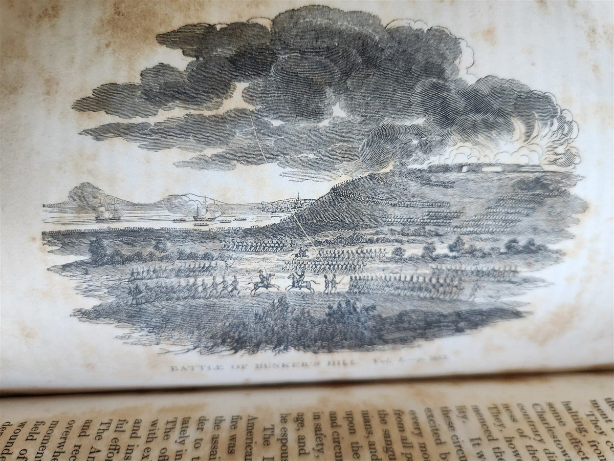 1834 HISTORY OF WAR of INDEPENDENCE of UNITED STATES of AMERICA antique 2 VOLS