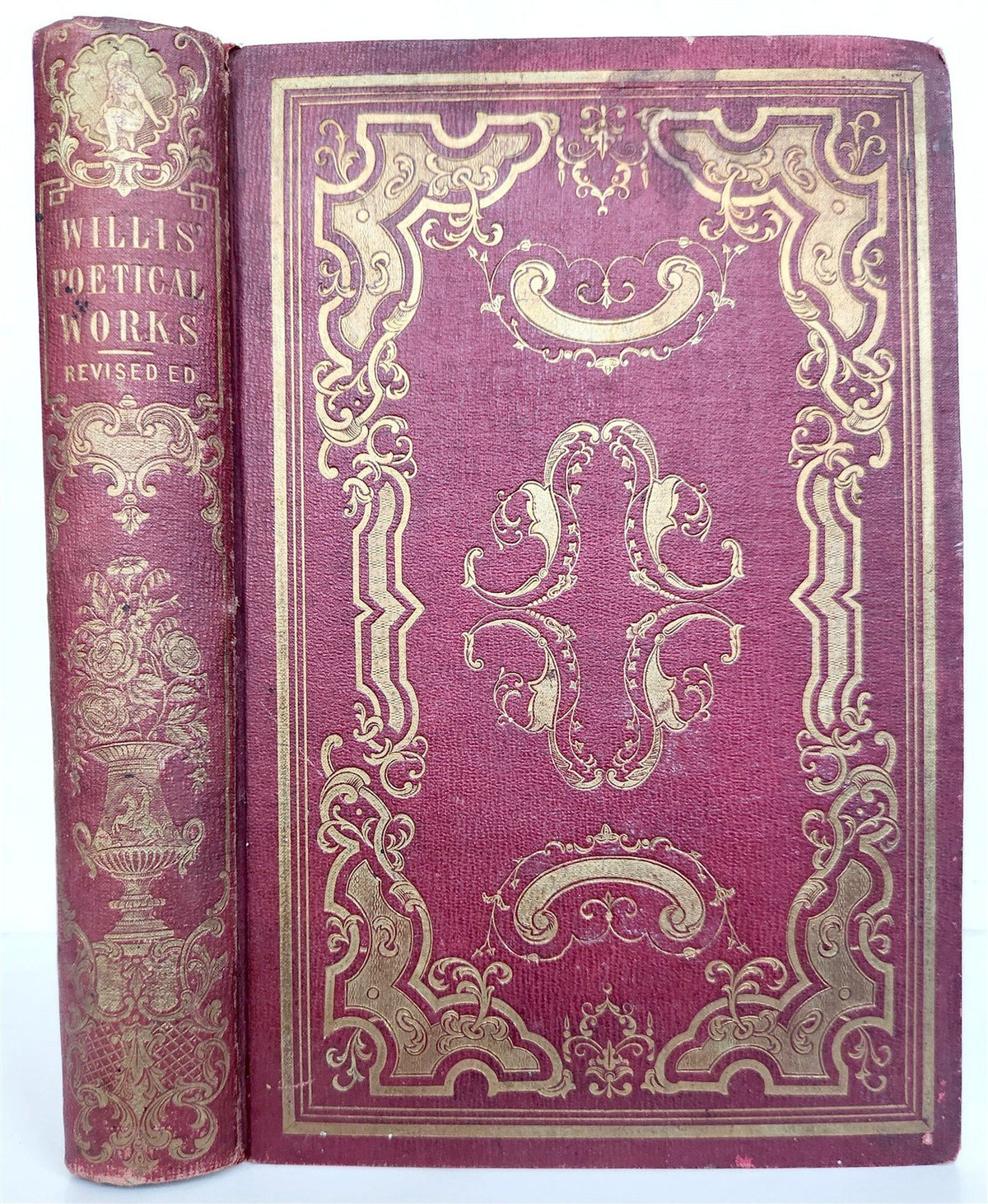 1850 POEMS SACRED PASSIONATE & HUMOROUS of NATHANIEL PARKER WILLIS antique