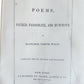 1850 POEMS SACRED PASSIONATE & HUMOROUS of NATHANIEL PARKER WILLIS antique