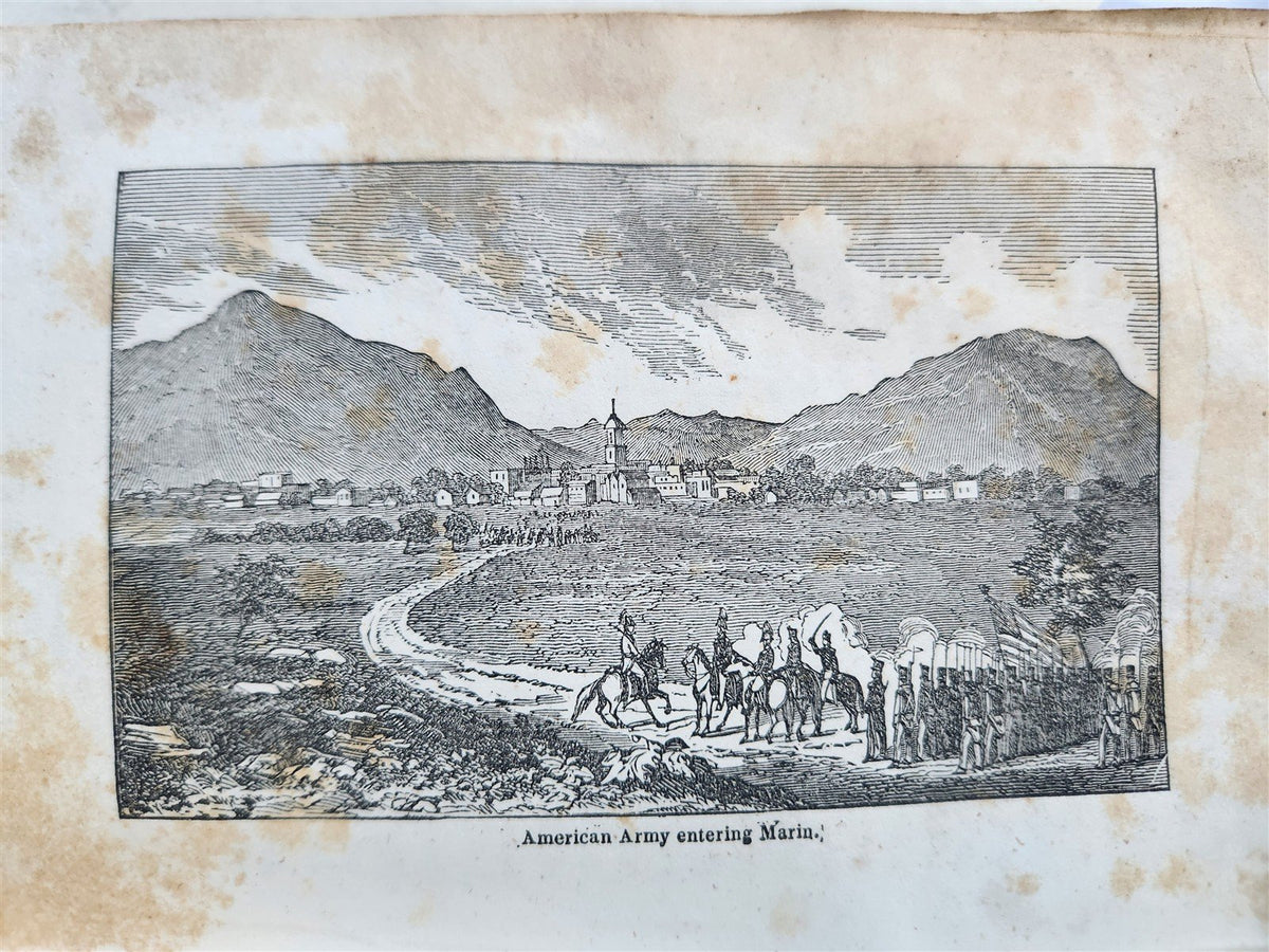 1848 THE MEXICAN WAR and ITS WARRIORS antique ILLUSTRATED Americana