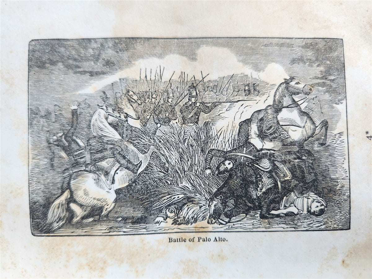 1848 THE MEXICAN WAR and ITS WARRIORS antique ILLUSTRATED Americana