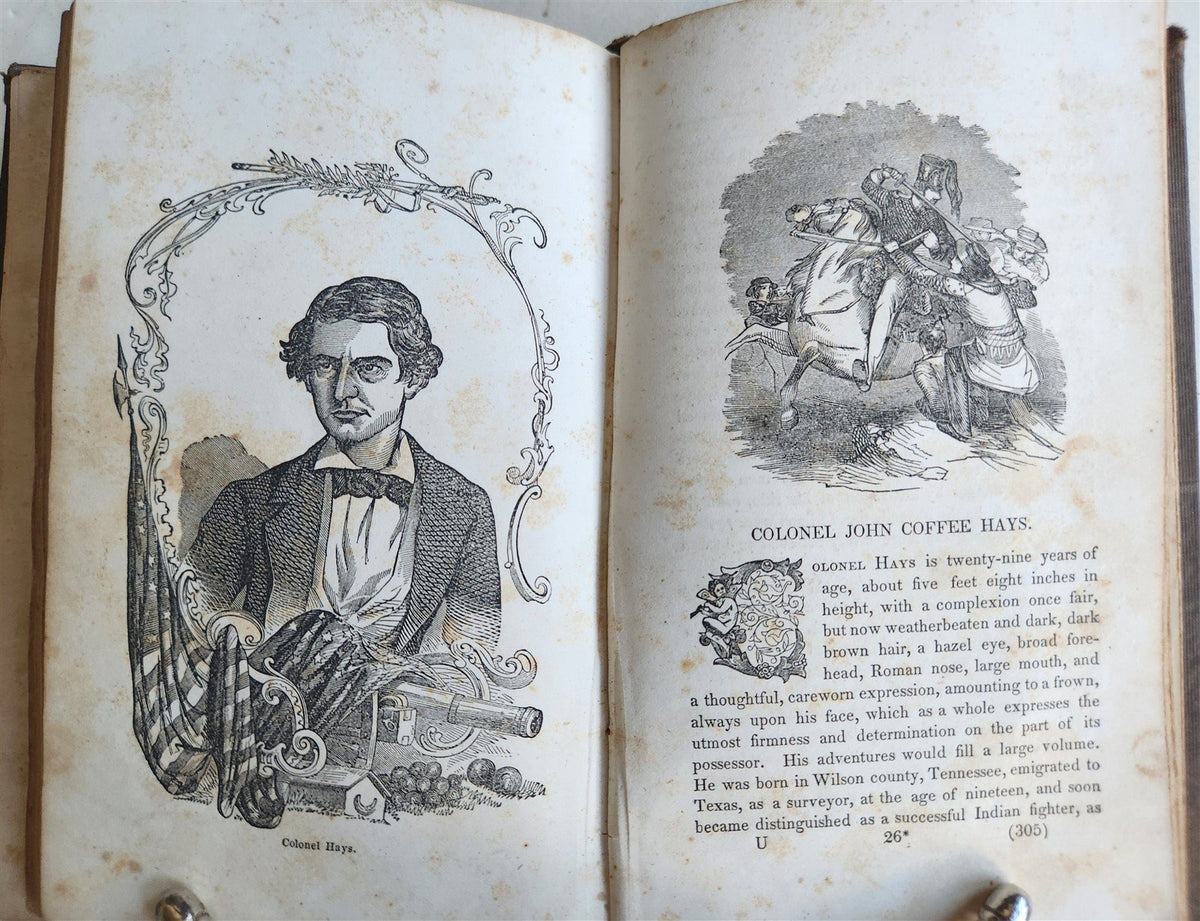 1848 THE MEXICAN WAR and ITS WARRIORS antique ILLUSTRATED Americana
