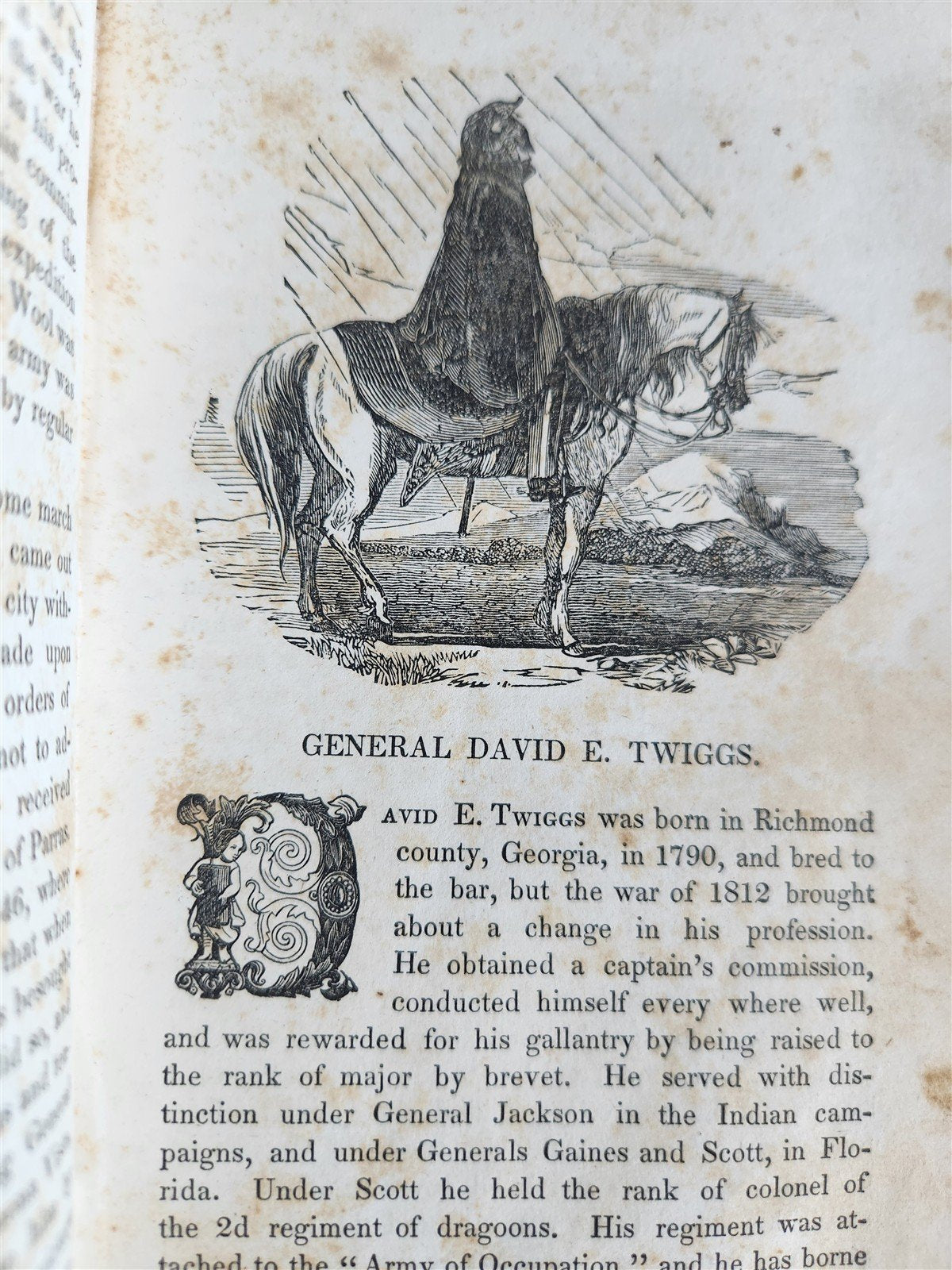 1848 THE MEXICAN WAR and ITS WARRIORS antique ILLUSTRATED Americana
