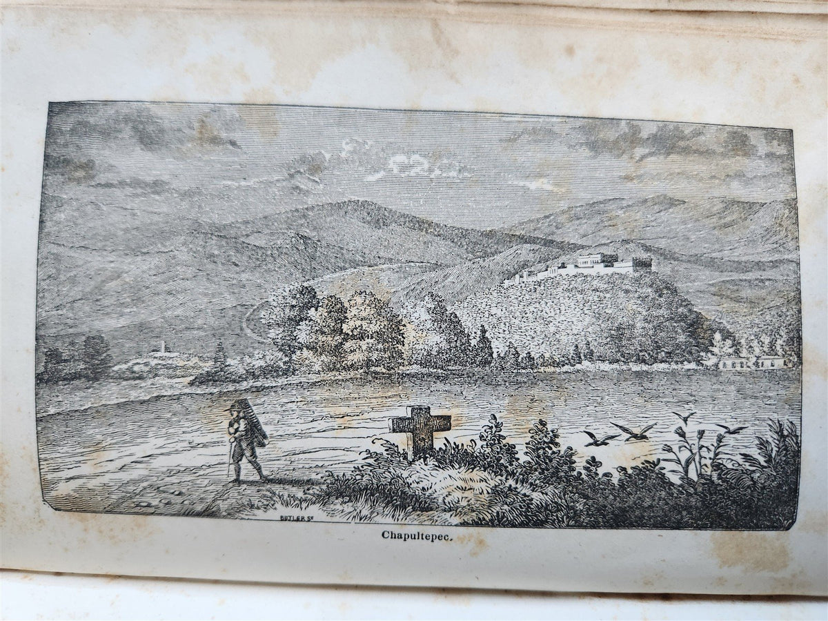 1848 THE MEXICAN WAR and ITS WARRIORS antique ILLUSTRATED Americana