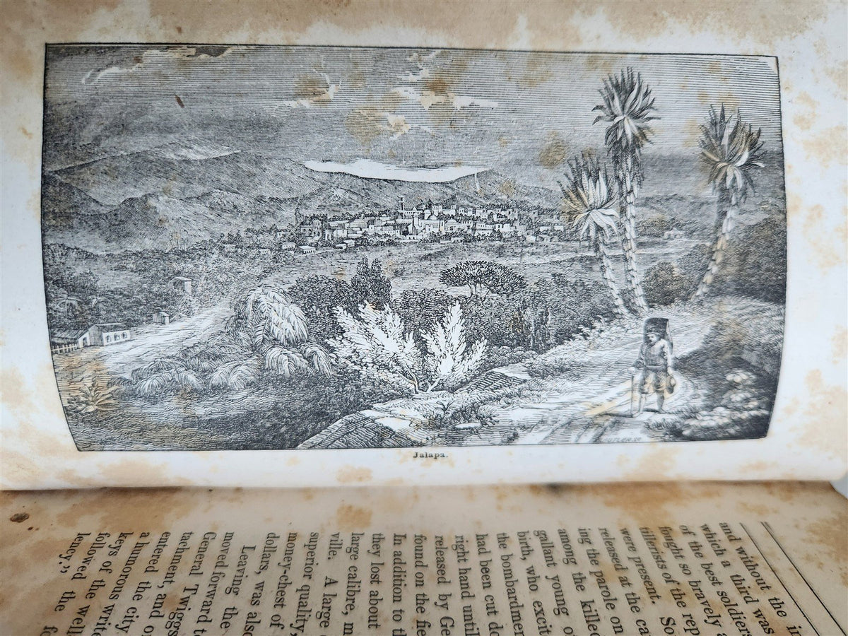 1848 THE MEXICAN WAR and ITS WARRIORS antique ILLUSTRATED Americana