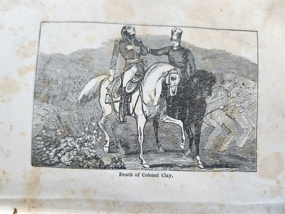 1848 THE MEXICAN WAR and ITS WARRIORS antique ILLUSTRATED Americana