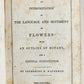 1840 FLORA'S LEXICON LANGUAGE and SENTIMENT of FLOWERS antique ILLUSTRATED