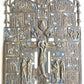 19h CENTURY RUSSIAN ORTHODOX BRONZE ENAMEL ICON CROSS antique VERY LARGE!
