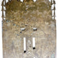 19h CENTURY RUSSIAN ORTHODOX BRONZE ENAMEL ICON CROSS antique VERY LARGE!