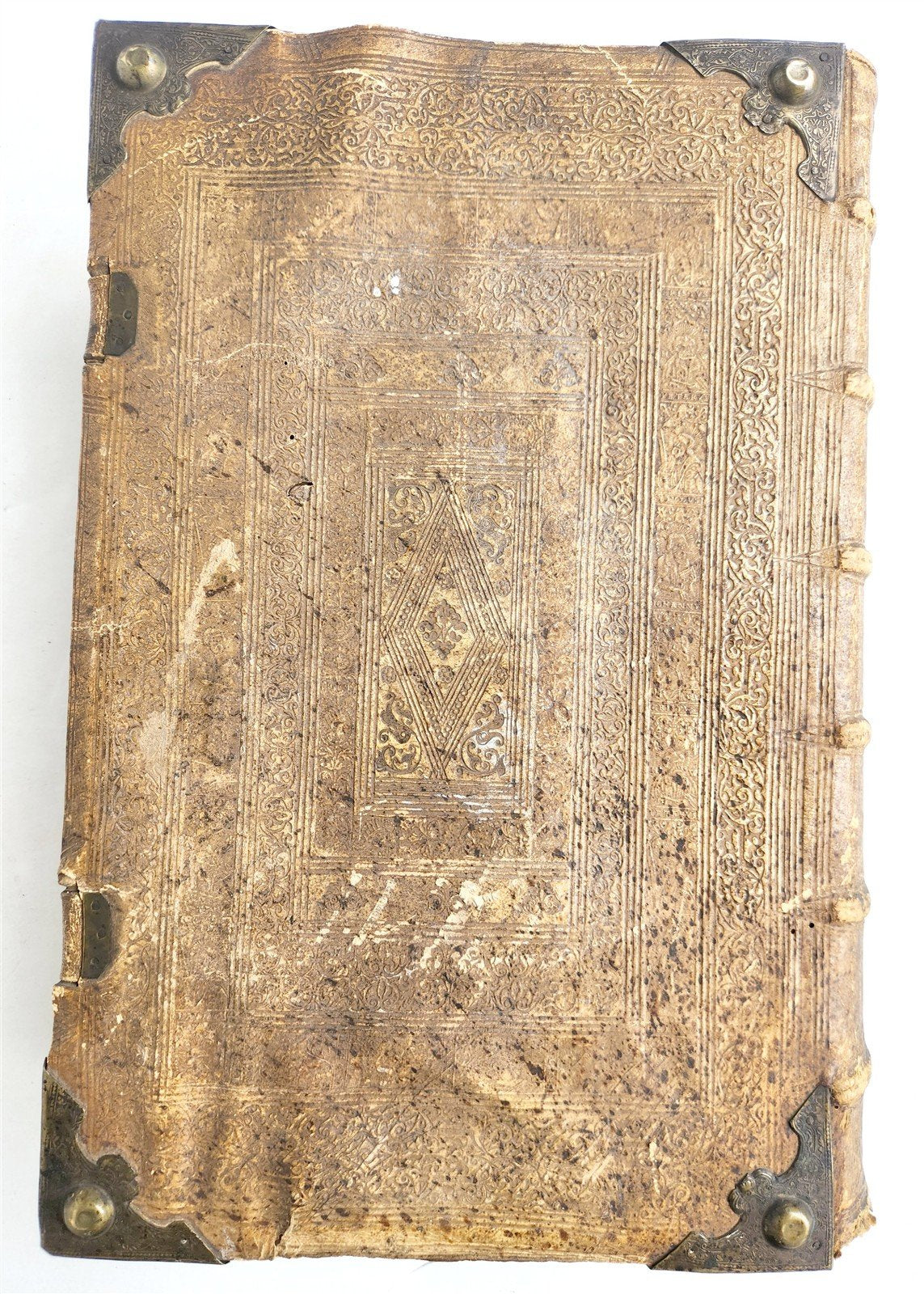 1610 BIBLE CONCORDANCE in GERMAN by Conrad Agricola antique PIGSKIN BOUND FOLIO