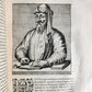 1584 ILLUSTRIOUS GREEK LATIN PAGAN MEN Thevet antique MASSIVE FOLIO illustrated
