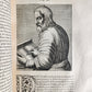 1584 ILLUSTRIOUS GREEK LATIN PAGAN MEN Thevet antique MASSIVE FOLIO illustrated