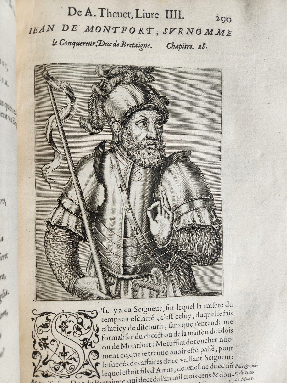 1584 ILLUSTRIOUS GREEK LATIN PAGAN MEN Thevet antique MASSIVE FOLIO illustrated