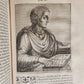 1584 ILLUSTRIOUS GREEK LATIN PAGAN MEN Thevet antique MASSIVE FOLIO illustrated