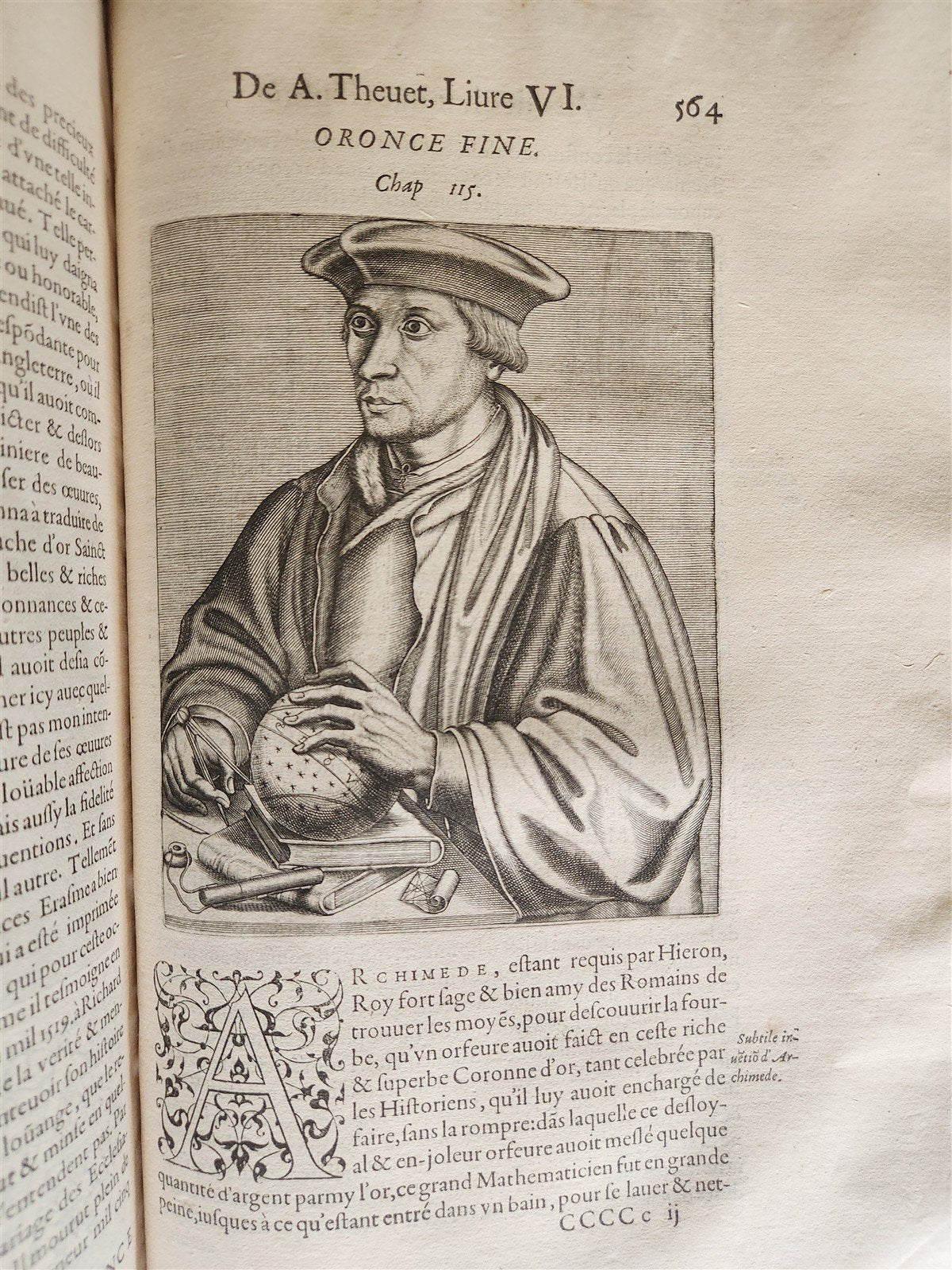 1584 ILLUSTRIOUS GREEK LATIN PAGAN MEN Thevet antique MASSIVE FOLIO illustrated