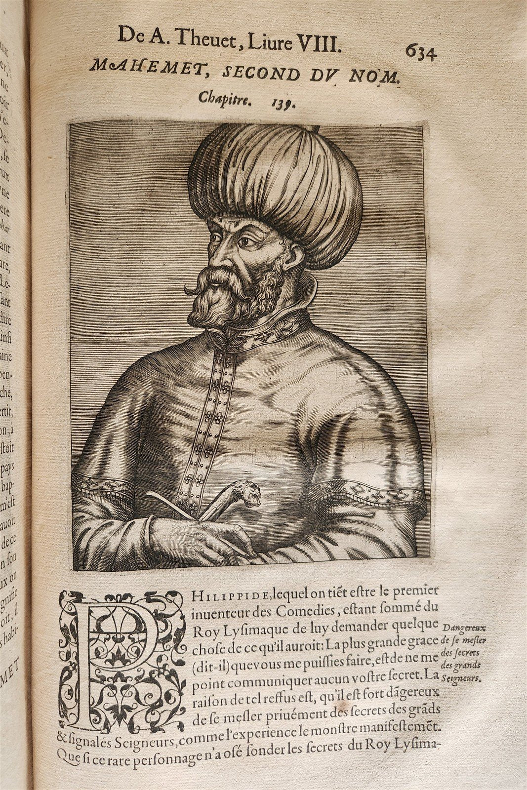 1584 ILLUSTRIOUS GREEK LATIN PAGAN MEN Thevet antique MASSIVE FOLIO illustrated