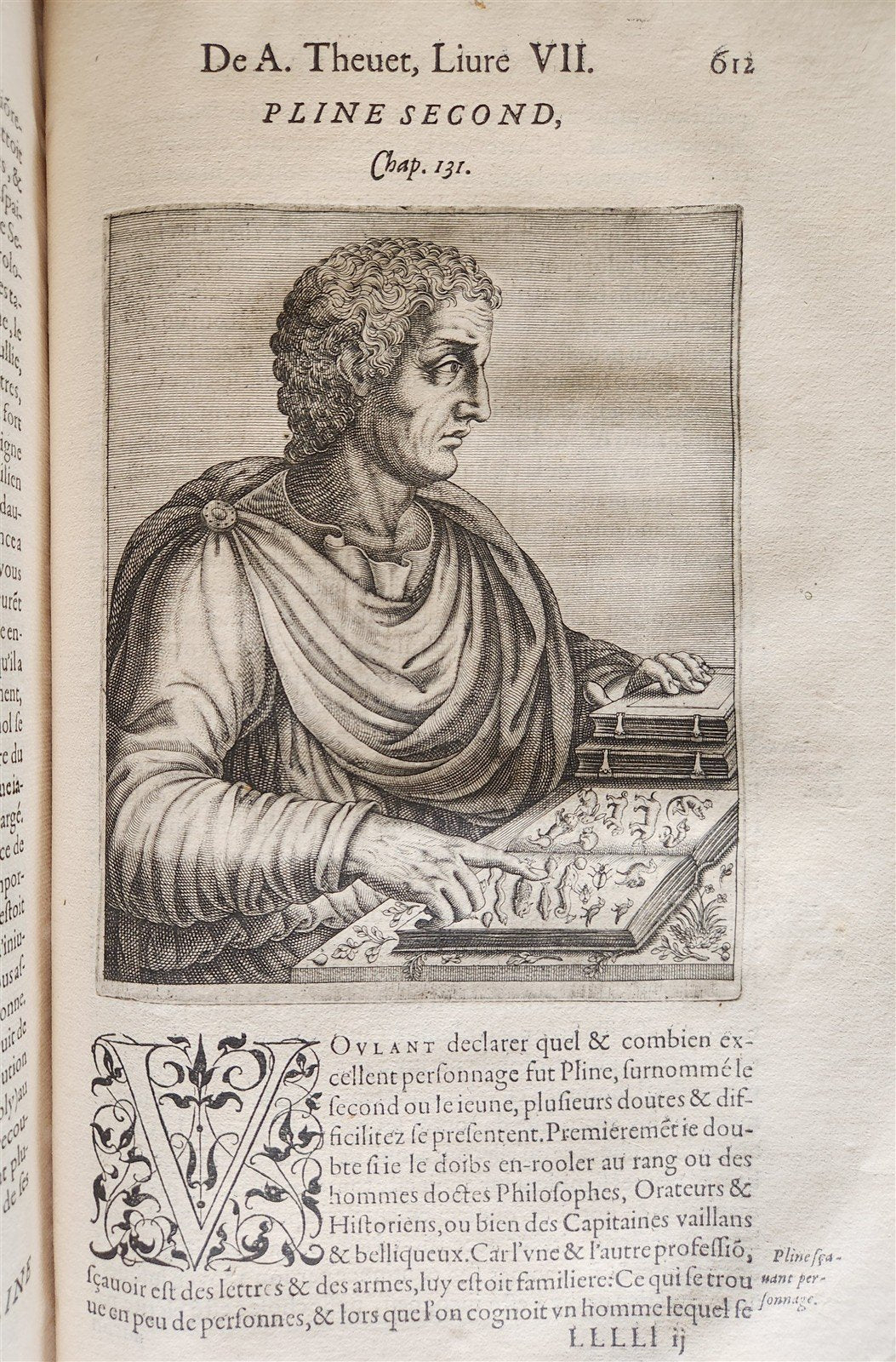 1584 ILLUSTRIOUS GREEK LATIN PAGAN MEN Thevet antique MASSIVE FOLIO illustrated