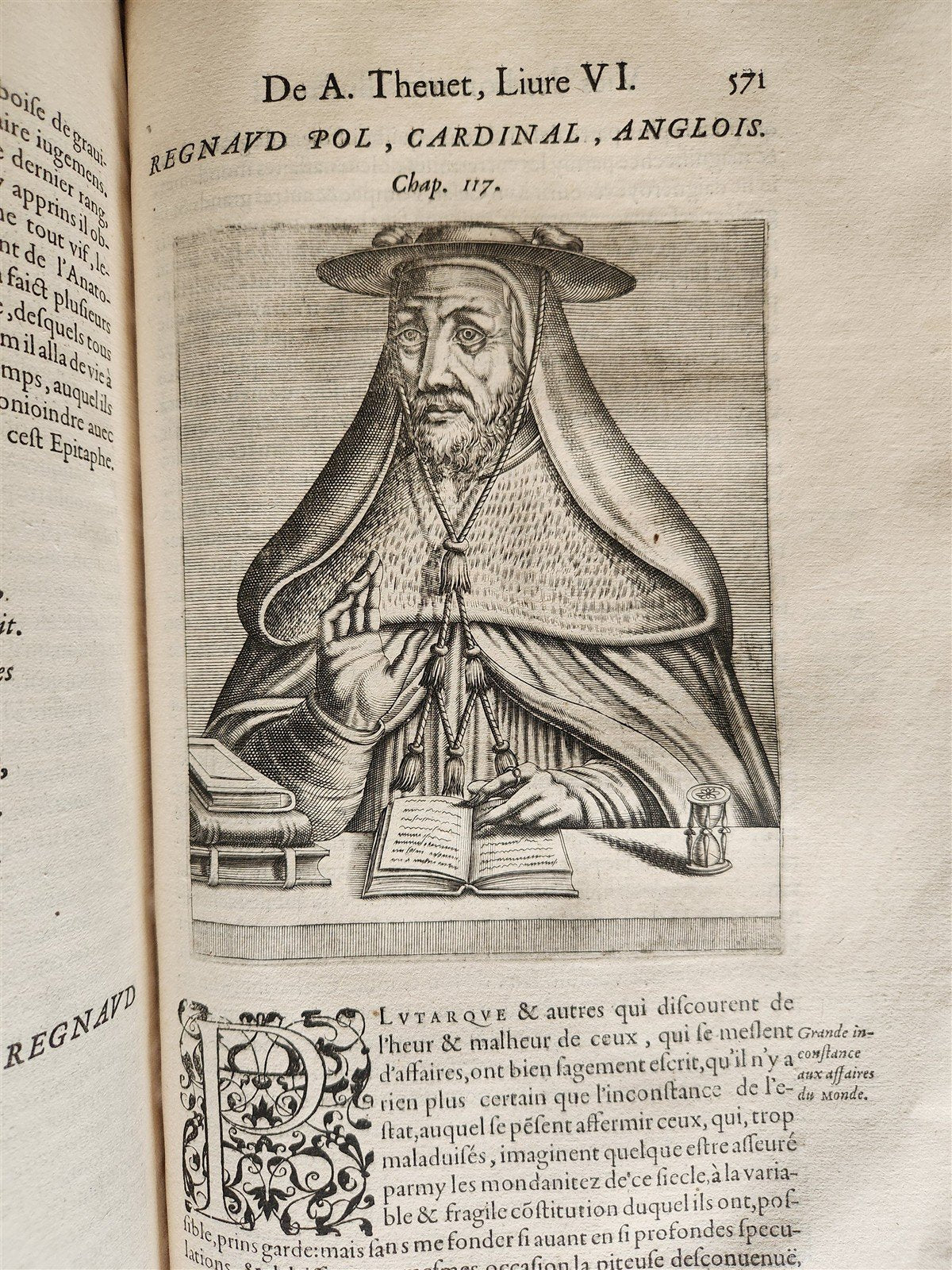 1584 ILLUSTRIOUS GREEK LATIN PAGAN MEN Thevet antique MASSIVE FOLIO illustrated