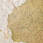 1715 MAP of SWITZERLAND by Johann Homann antique HELVETIORUM REIPUBLICAE