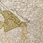 1715 MAP of SWITZERLAND by Johann Homann antique HELVETIORUM REIPUBLICAE